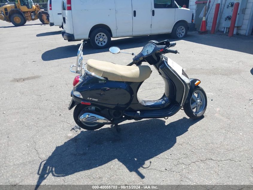 2006 Vespa Lx 150 VIN: ZAPM448F065005120 Lot: 40085703