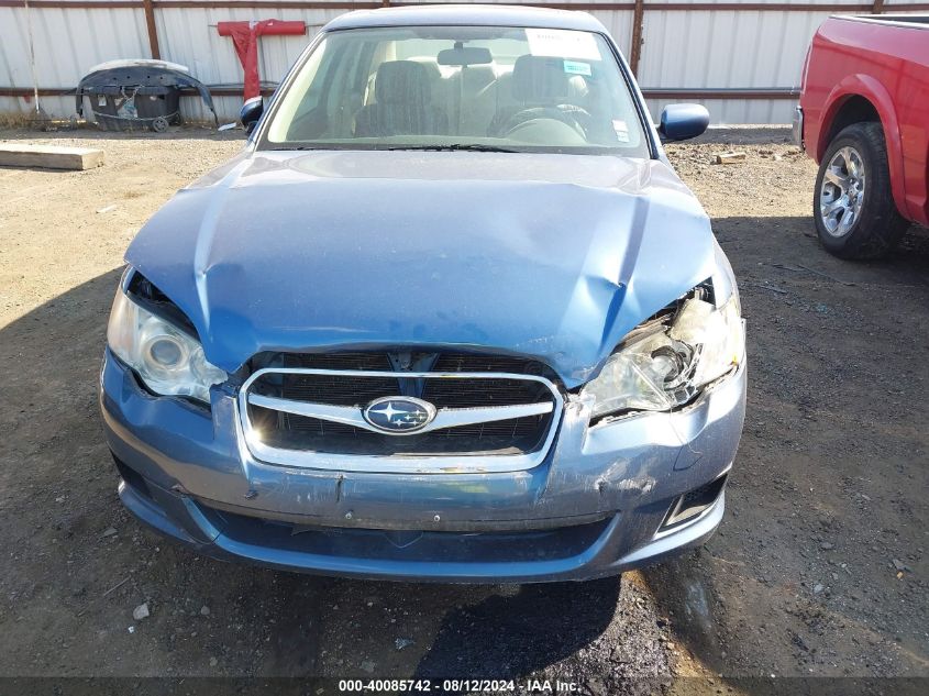 2008 Subaru Legacy 2.5I VIN: 4S3BL616187205836 Lot: 40085742