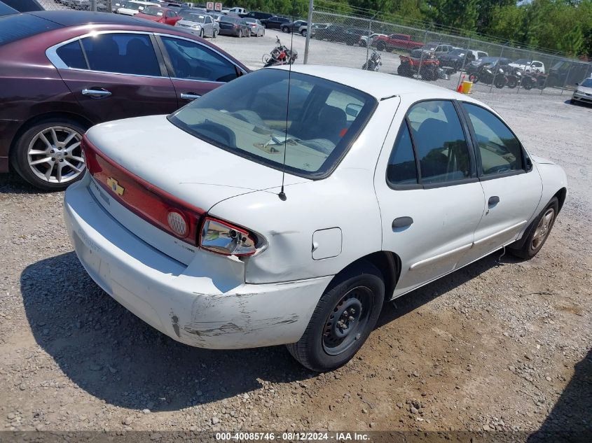 2004 Chevrolet Cavalier VIN: 1G1JC52FX47143229 Lot: 40640905