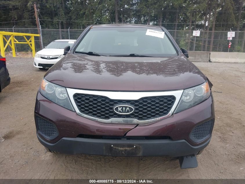 2013 Kia Sorento Lx VIN: 5XYKT4A1XDG345371 Lot: 40085775