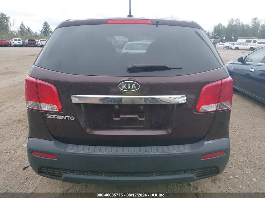 2013 Kia Sorento Lx VIN: 5XYKT4A1XDG345371 Lot: 40085775