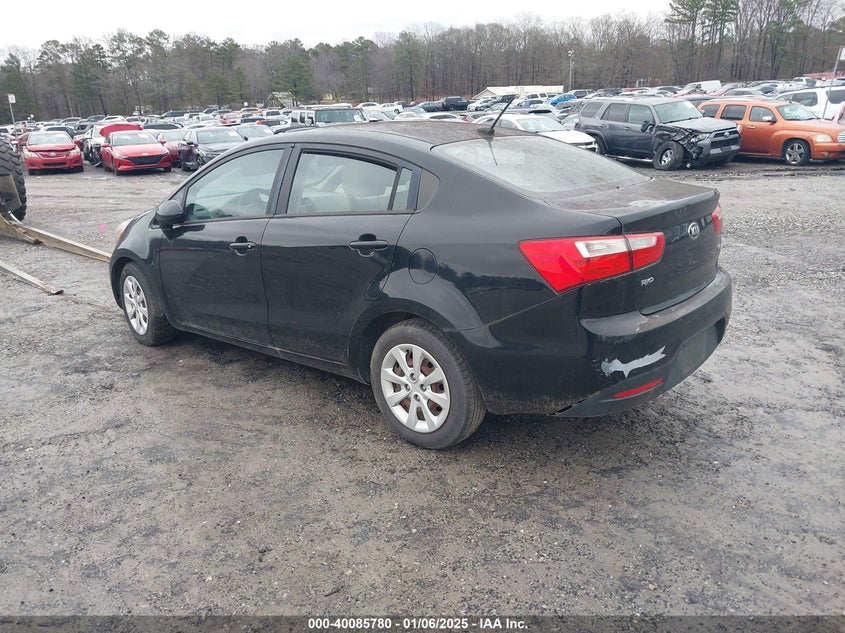 Vin: knadm4a38e6408656, lot: 40573436, kia rio lx 20143