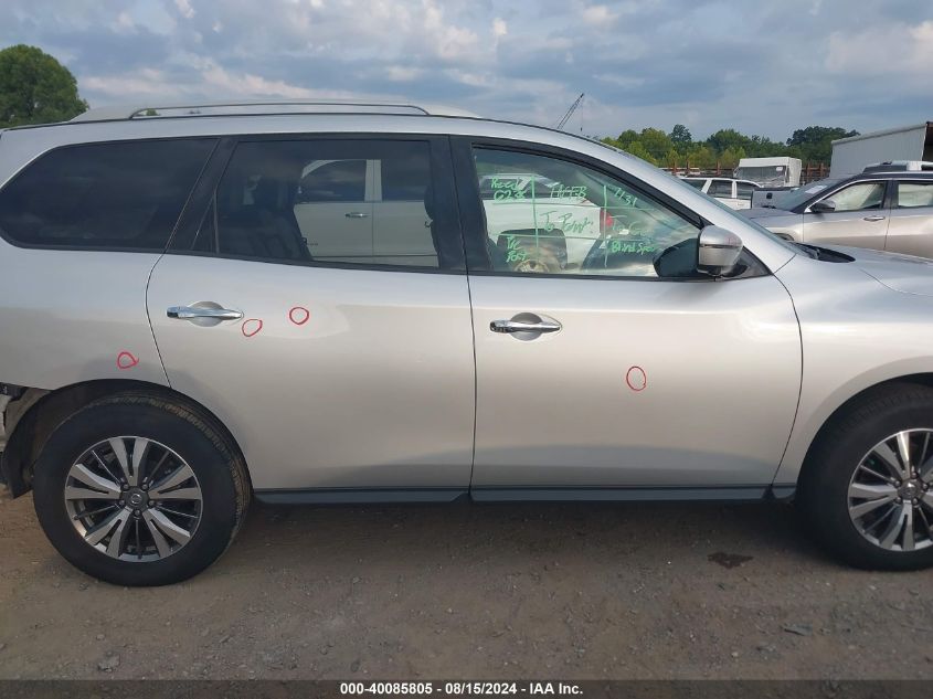 2019 Nissan Pathfinder Sl VIN: 5N1DR2MM9KC626238 Lot: 40085805