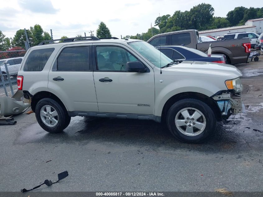 2008 Ford Escape Xlt VIN: 1FMCU93168KD07775 Lot: 40085817