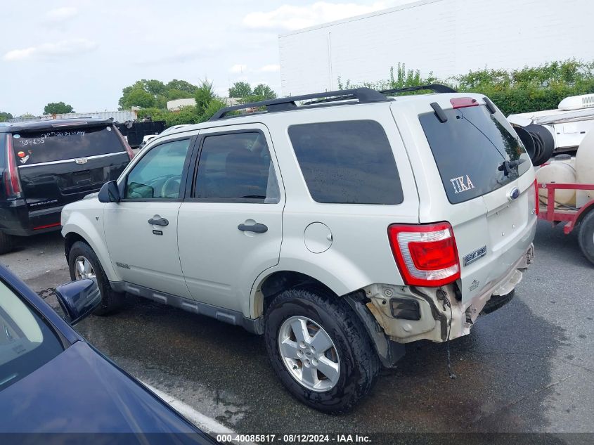 2008 Ford Escape Xlt VIN: 1FMCU93168KD07775 Lot: 40085817