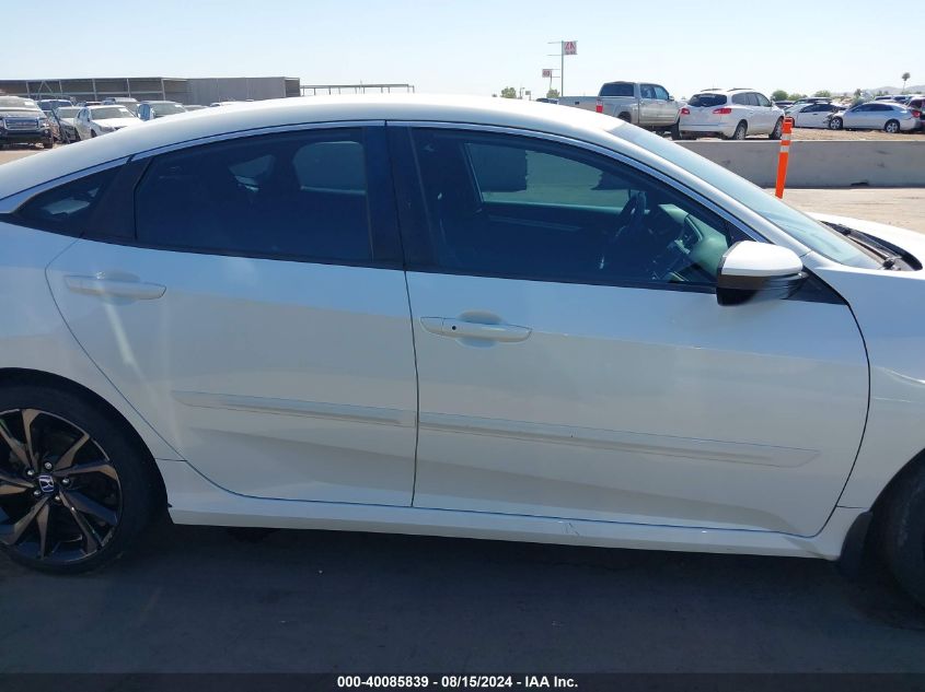 2019 Honda Civic Sport VIN: 19XFC2F84KE022796 Lot: 40085839