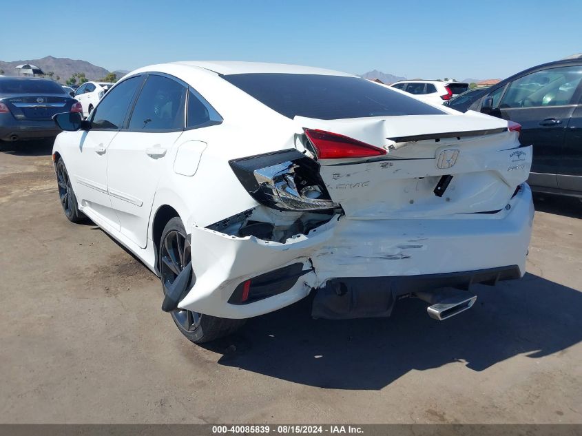2019 Honda Civic Sport VIN: 19XFC2F84KE022796 Lot: 40085839