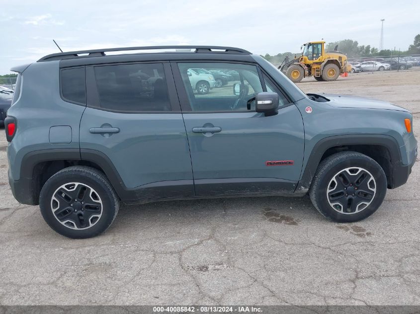 2016 Jeep Renegade Trailhawk VIN: ZACCJBCT9GPD14830 Lot: 40085842