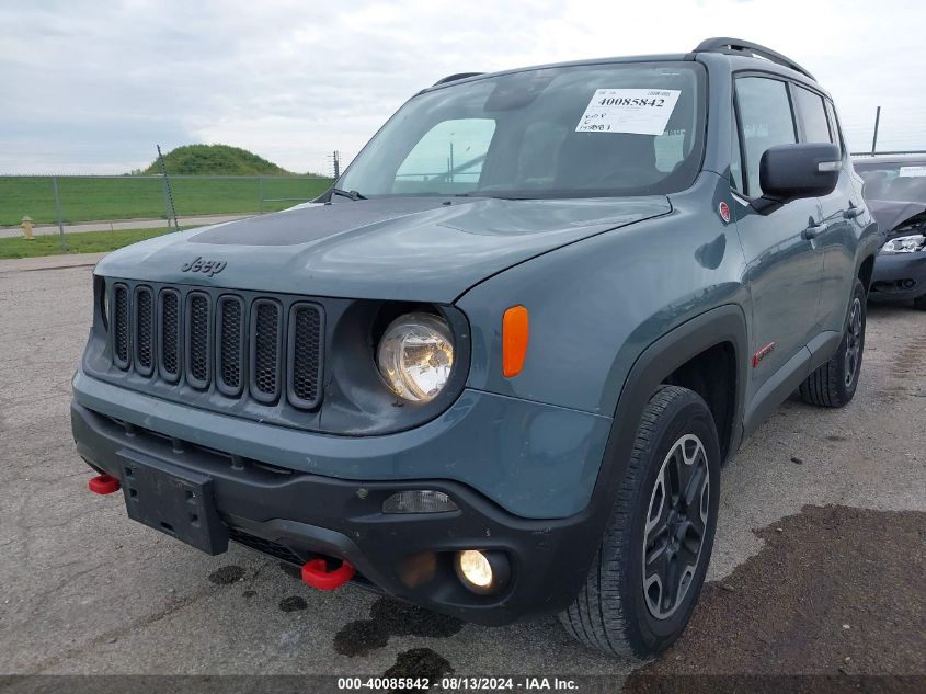 2016 Jeep Renegade Trailhawk VIN: ZACCJBCT9GPD14830 Lot: 40085842