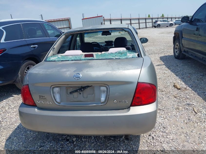 2004 Nissan Sentra 1.8S VIN: 3N1CB51DX4L479139 Lot: 40085856