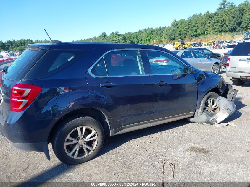 2017 Chevrolet Equinox Ls VIN: 2GNFLEEK5H6276743 Lot: 40085860