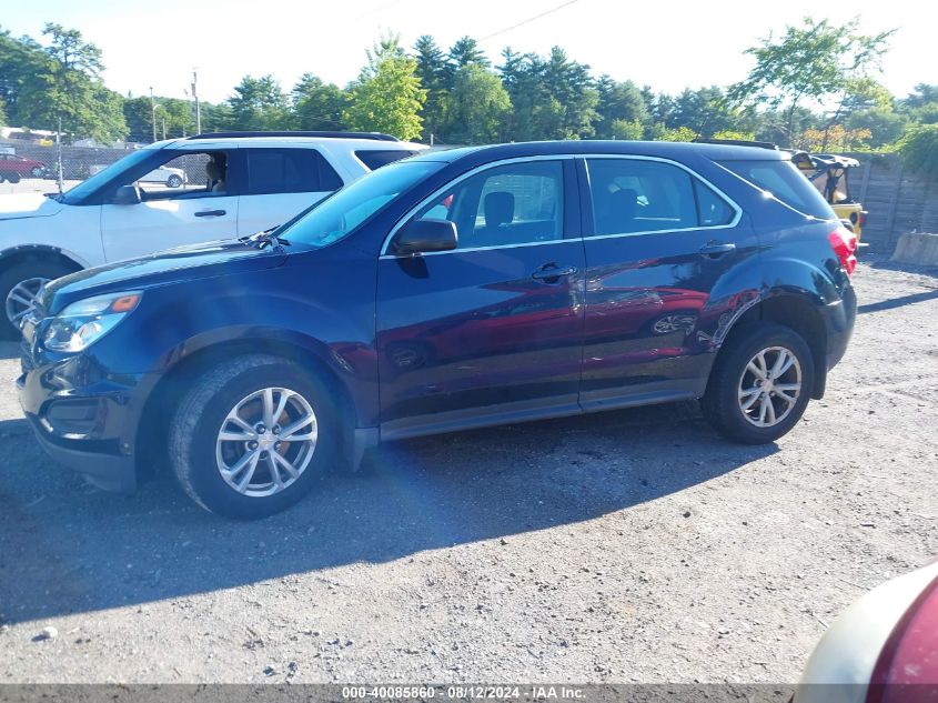 2017 Chevrolet Equinox Ls VIN: 2GNFLEEK5H6276743 Lot: 40085860