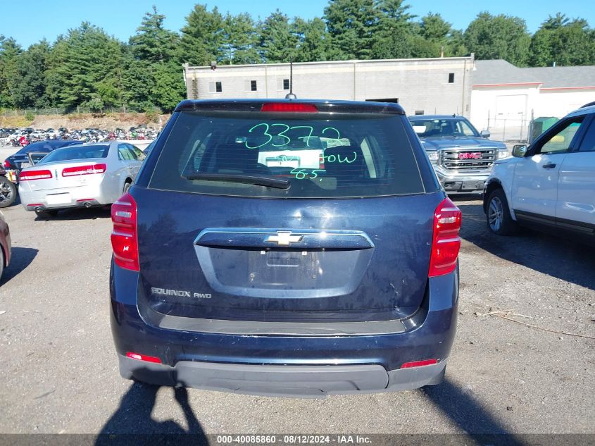 2017 Chevrolet Equinox Ls VIN: 2GNFLEEK5H6276743 Lot: 40085860