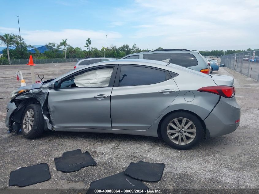 2016 Hyundai Elantra Limited/Se/Value Edition VIN: KMHDH4AE3GU476821 Lot: 40085864