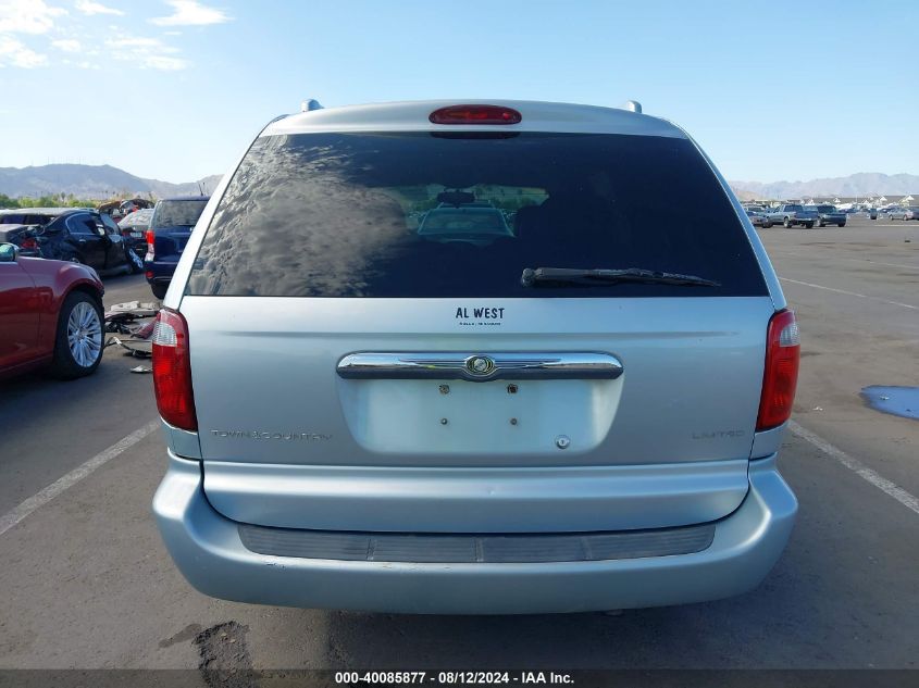 2002 Chrysler Town & Country Limited VIN: 2C8GP64L32R613075 Lot: 40085877