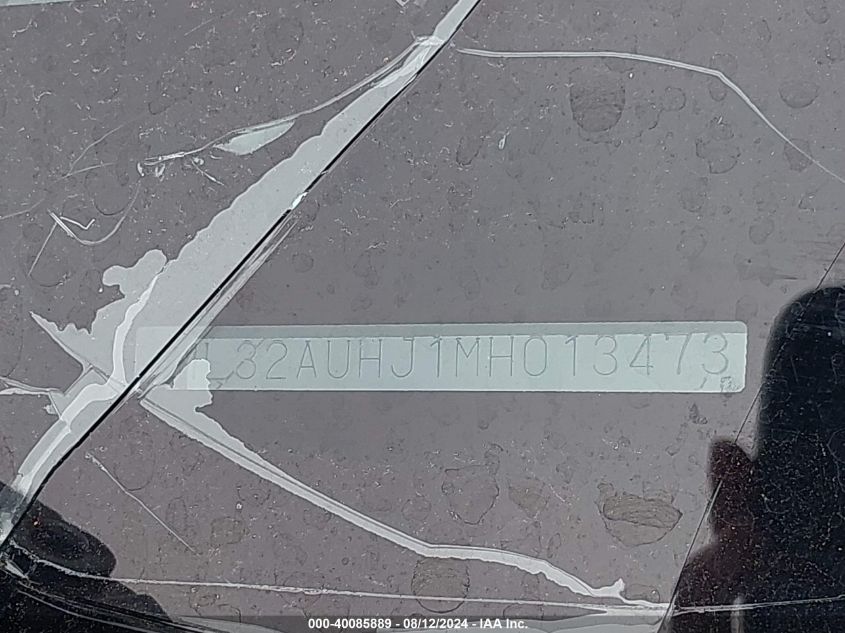 2021 Mitsubishi Mirage Es/Le/Carbonite Edition VIN: ML32AUHJ1MH013473 Lot: 40085889