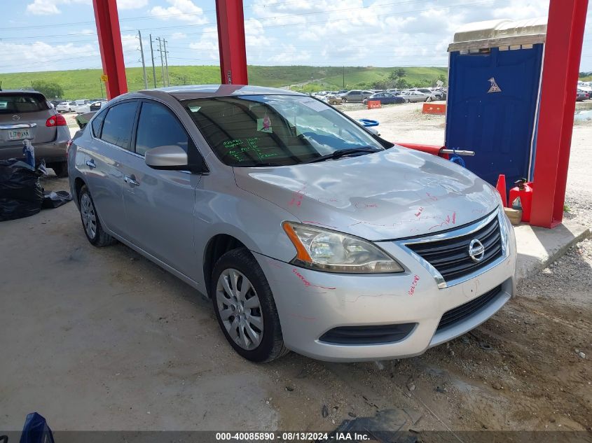 2015 Nissan Sentra Fe+ S/S/Sl/Sr/Sv VIN: 3N1AB7AP3FL639944 Lot: 40085890