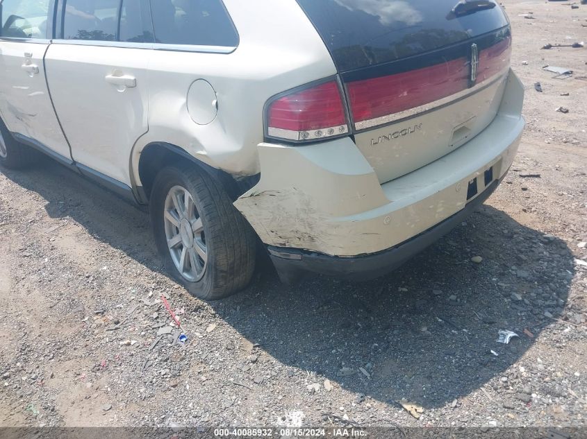 2007 Lincoln Mkx VIN: 2LMDU68C17BJ16520 Lot: 40085932