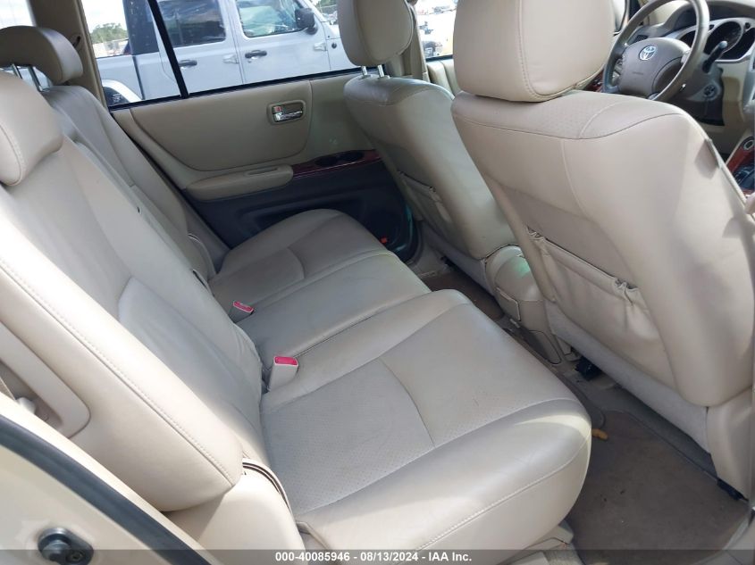 2006 Toyota Highlander Limited VIN: JTEEP21A660137209 Lot: 40085946