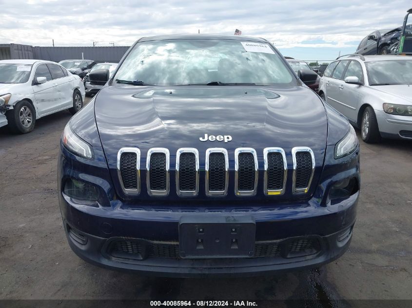 2015 Jeep Cherokee Sport VIN: 1C4PJLAB6FW601786 Lot: 40085964