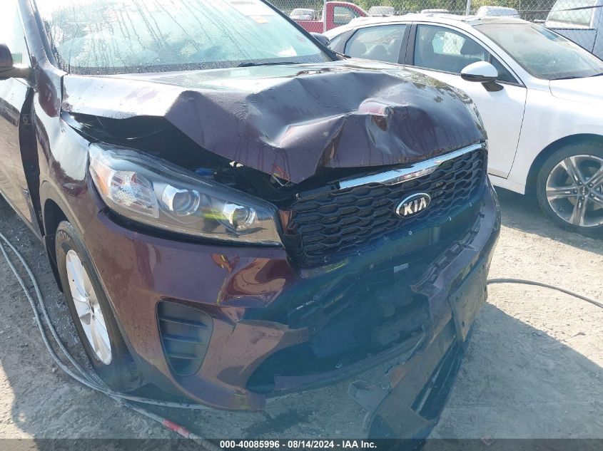 2019 Kia Sorento 2.4L Lx VIN: 5XYPG4A30KG568563 Lot: 40085996