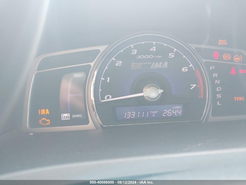 2008 Honda Civic Hybrid VIN: JHMFA36298S000966 Lot: 40086000