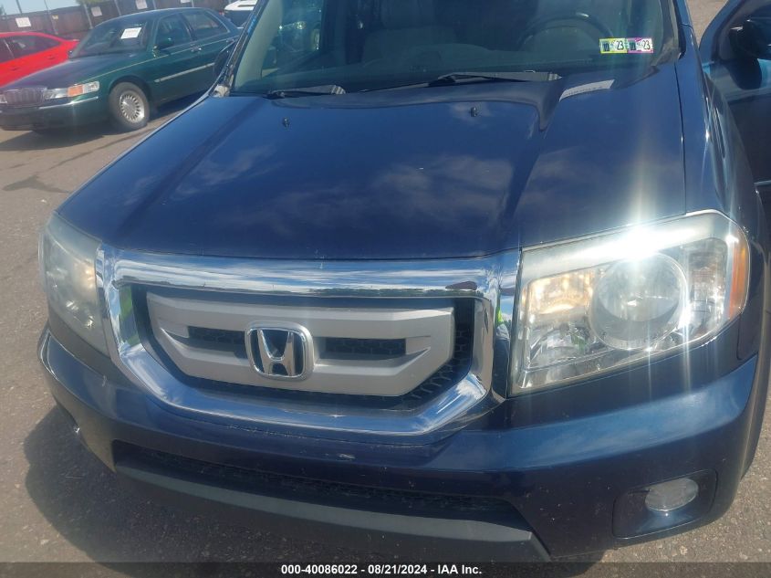 2011 Honda Pilot Ex-L VIN: 5FNYF4H63BB034584 Lot: 40086022