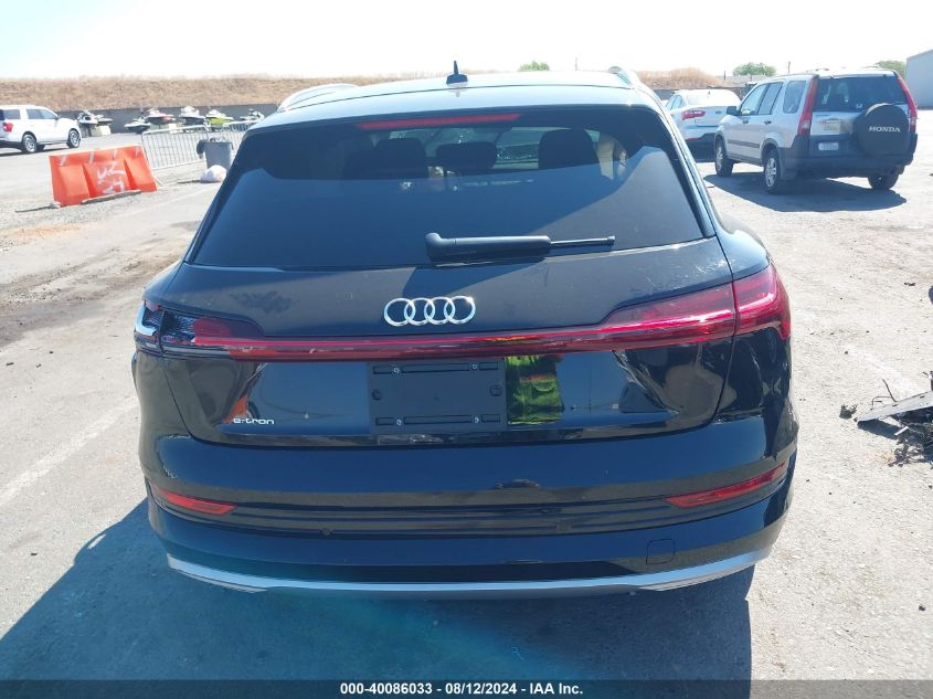 2019 Audi E-Tron Premium Plus VIN: WA1LABGE0KB021763 Lot: 40086033