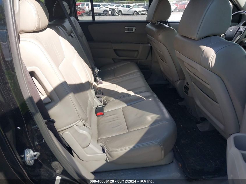 2010 Honda Pilot Ex-L VIN: 5FNYF4H69AB030876 Lot: 40086128