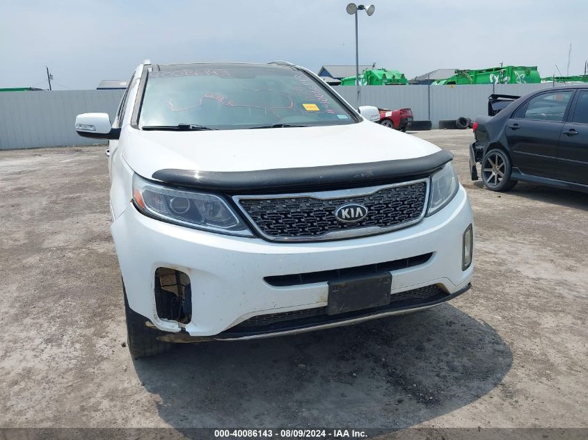 5XYKW4A72FG578713 2015 Kia Sorento Sx V6