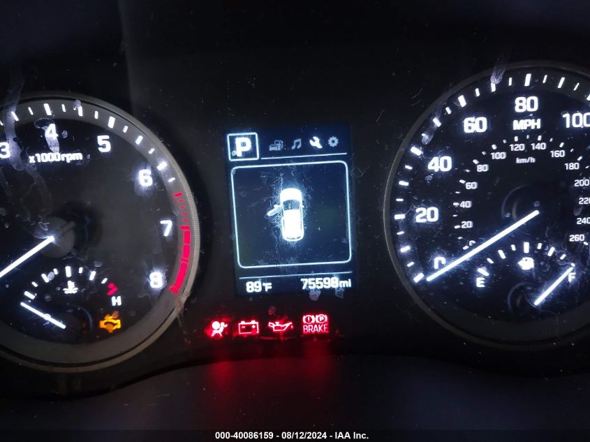 2016 Hyundai Tucson Limited/Sport And Eco/Se VIN: KM8J33A2XGU261275 Lot: 40086159