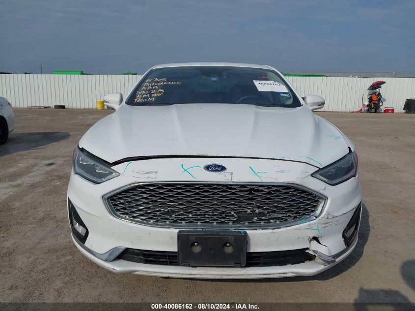 2019 Ford Fusion Titanium VIN: 3FA6P0D98KR118403 Lot: 40086162