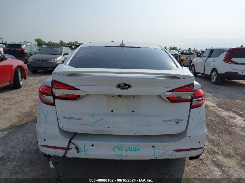 2019 Ford Fusion Titanium VIN: 3FA6P0D98KR118403 Lot: 40086162