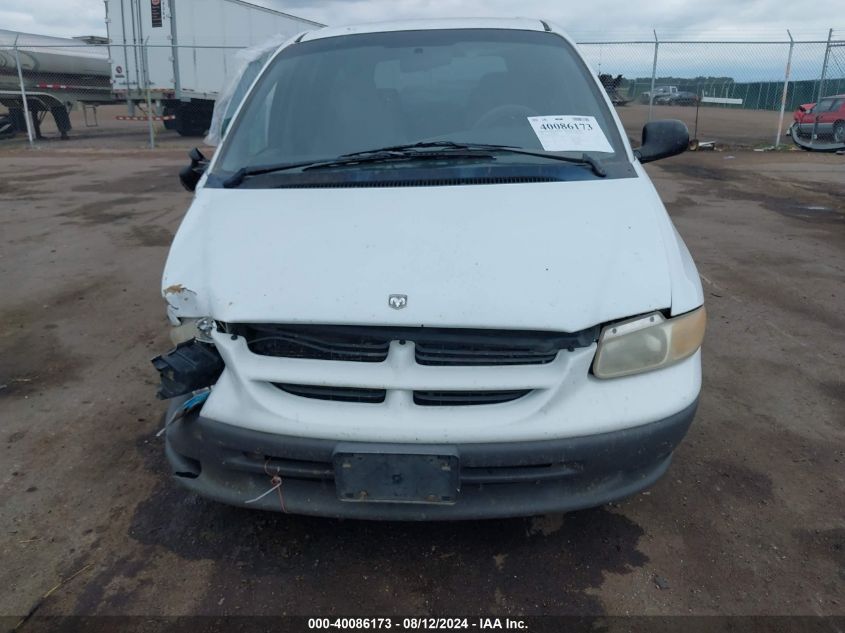 1999 Dodge Grand Caravan Se VIN: 2B4GP44G5XR452306 Lot: 40086173