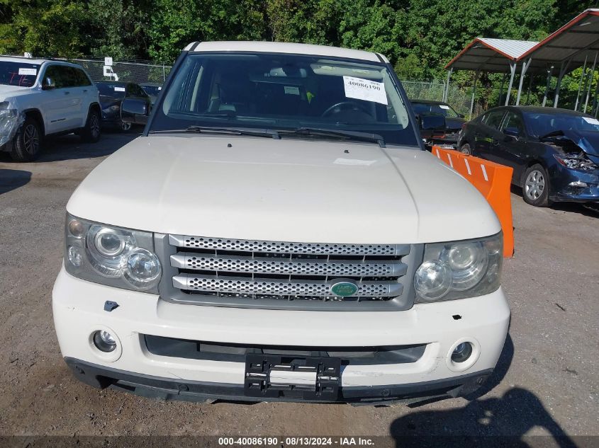 2009 Land Rover Range Rover Sport Hse VIN: SALSK25469A212525 Lot: 40086190