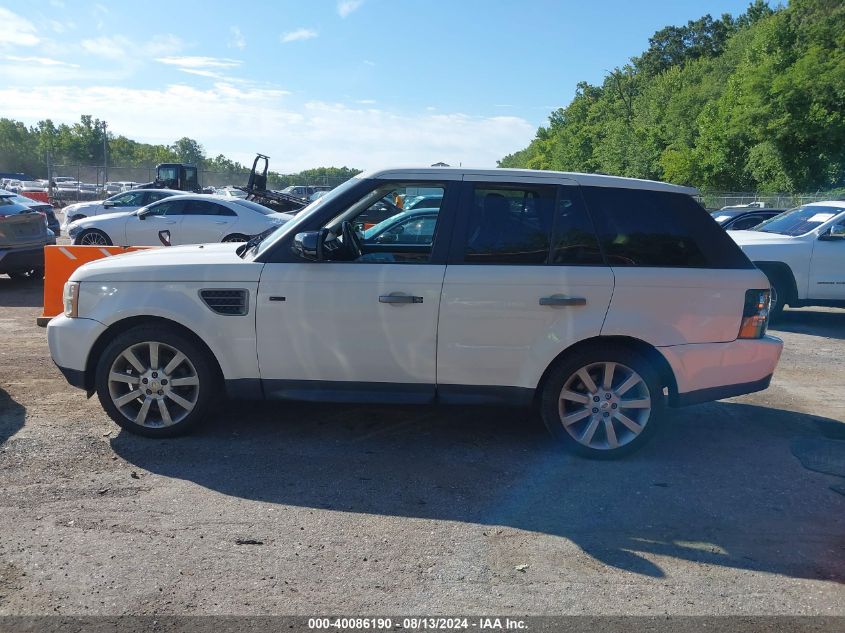 2009 Land Rover Range Rover Sport Hse VIN: SALSK25469A212525 Lot: 40086190