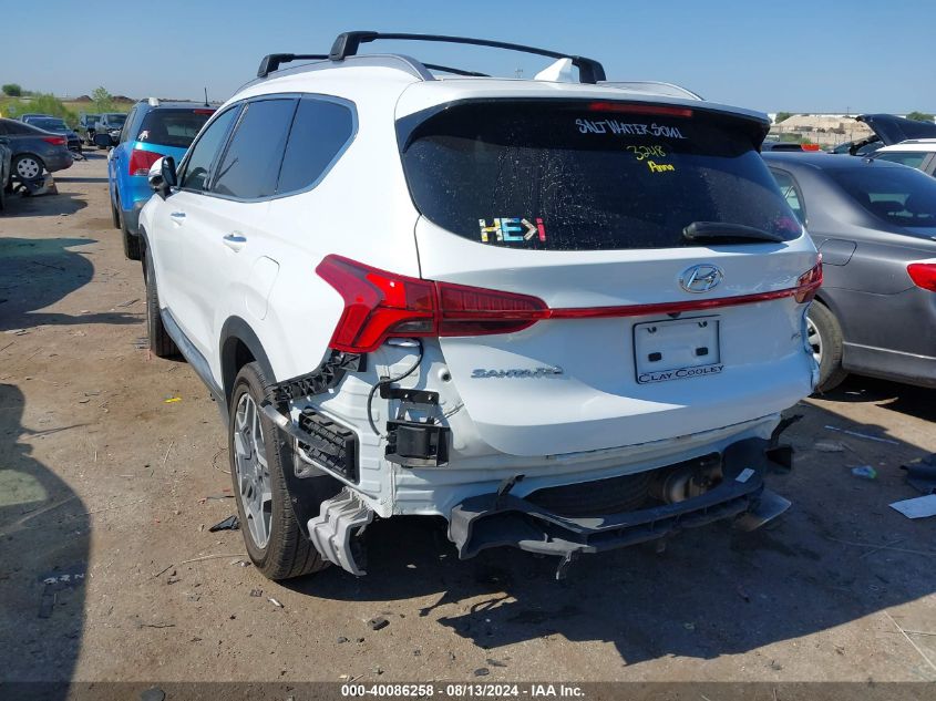 2022 Hyundai Santa Fe Limited VIN: 5NMS44AL3NH478255 Lot: 40086258