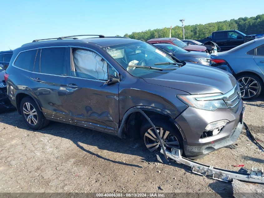 2016 Honda Pilot Ex-L VIN: 5FNYF5H77GB035338 Lot: 40086303