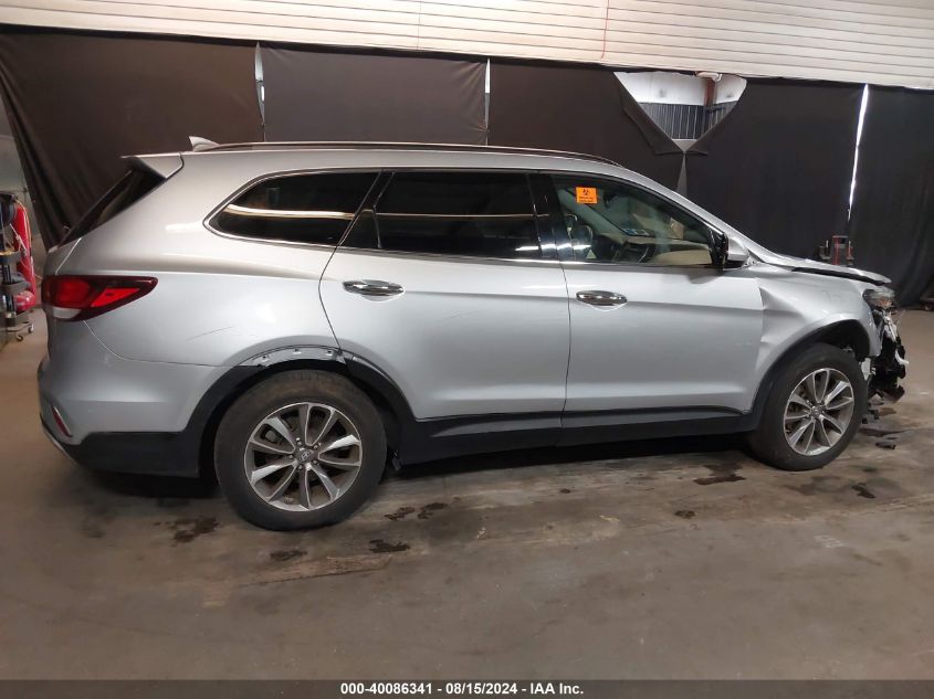 2017 Hyundai Santa Fe Se VIN: KM8SM4HF6HU195731 Lot: 40086341