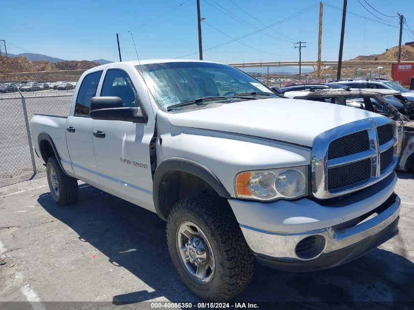 2005 Dodge Ram 2500 Slt/Laramie VIN: 3D7KS28C15G721627 Lot: 40086350