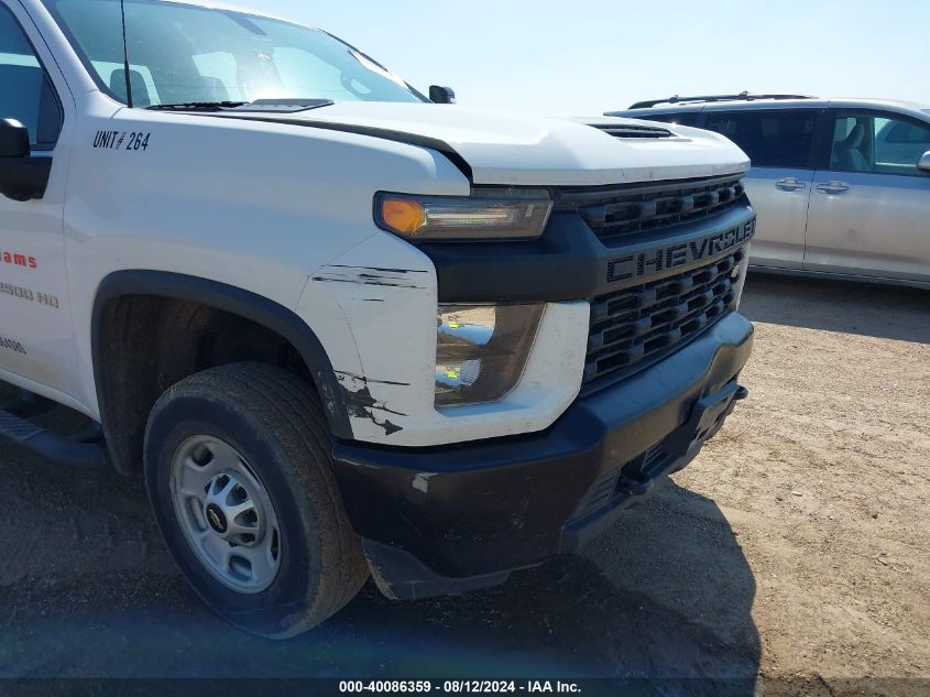 2021 Chevrolet Silverado 2500Hd 2Wd Double Cab Long Bed Wt VIN: 1GC5WLE79MF156276 Lot: 40086359