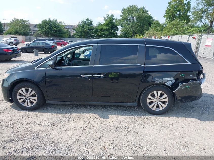 2014 Honda Odyssey Ex-L VIN: 5FNRL5H62EB115194 Lot: 40086360