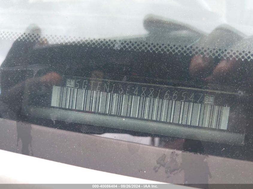 2008 Hummer H3 Suv VIN: 5GTEN13E488166547 Lot: 40086404