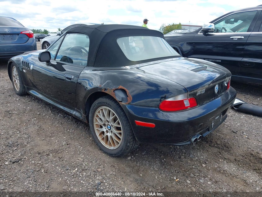 2000 BMW Z3 2.8L VIN: 4USCH3345YLF42501 Lot: 40086440