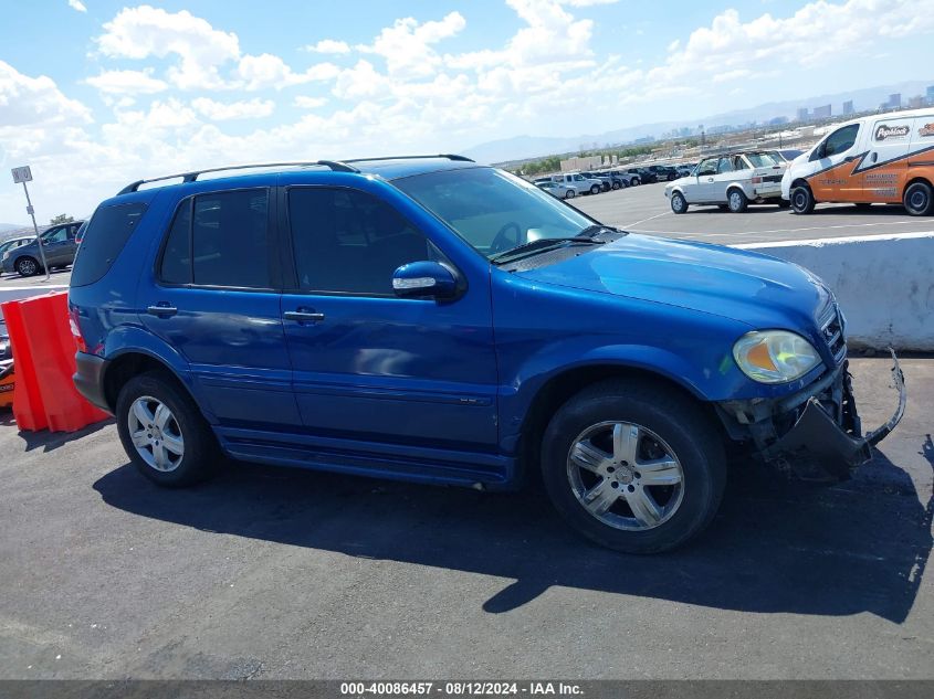 2005 Mercedes-Benz Ml 350 4Matic VIN: 4JGAB57E75A556204 Lot: 40086457