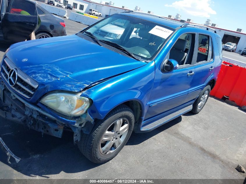 2005 Mercedes-Benz Ml 350 4Matic VIN: 4JGAB57E75A556204 Lot: 40086457