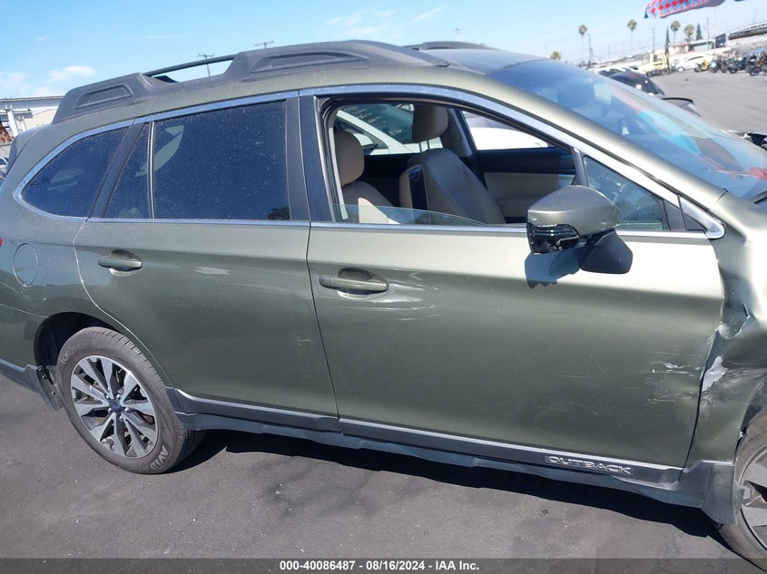 2016 SUBARU OUTBACK 2.5I LIMITED - 4S4BSAJC8G3277856