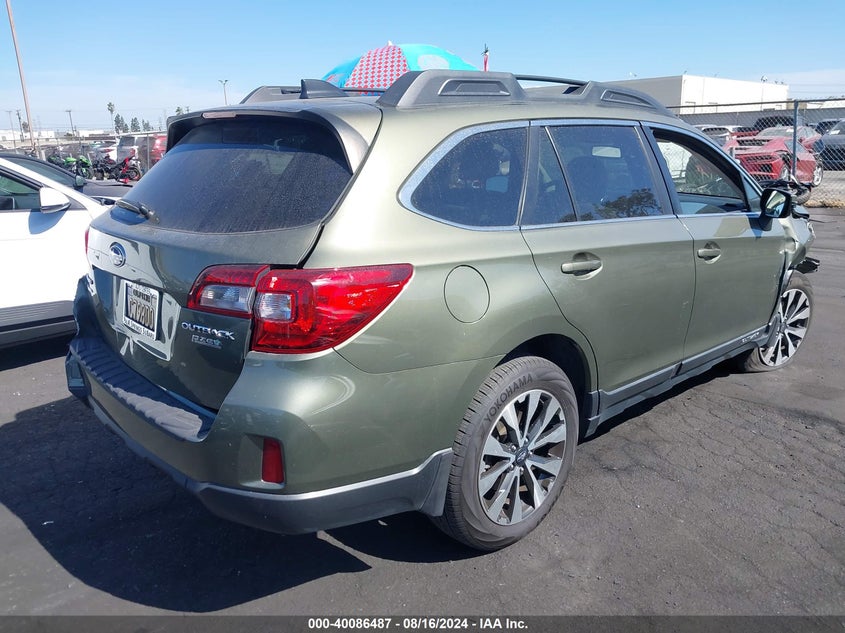 2016 SUBARU OUTBACK 2.5I LIMITED - 4S4BSAJC8G3277856