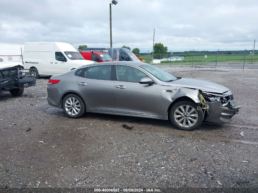 2018 Kia Optima Ex VIN: 5XXGU4L39JG270831 Lot: 40086507