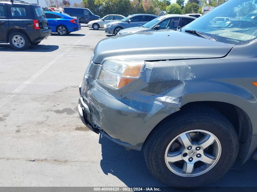 2007 Honda Pilot Ex-L VIN: 5FNYF28787B032561 Lot: 40086520